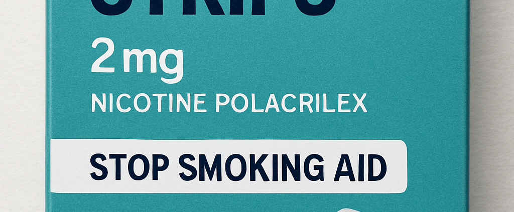 Nicotine strips package