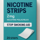 Nicotine strips package