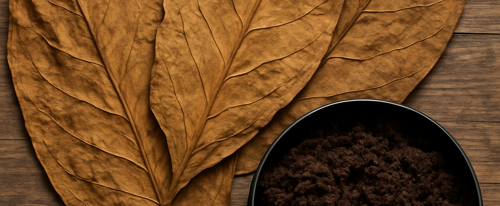 Tobacco leaves and dip product